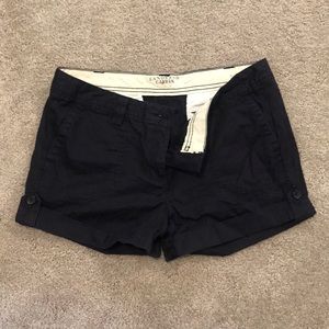 Lands End Canvas Navy Shorts Sz 10